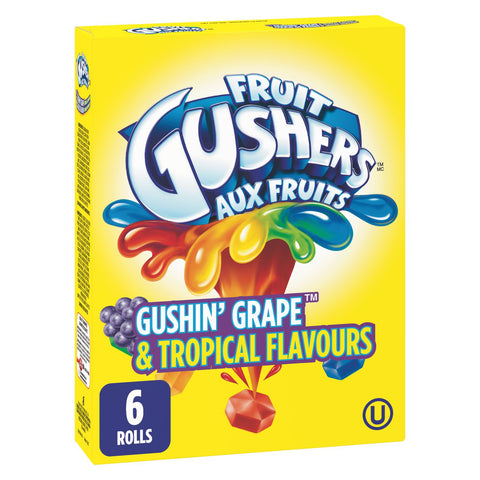 Fruit Gushers Gushin' Grape & Tropical Flavours