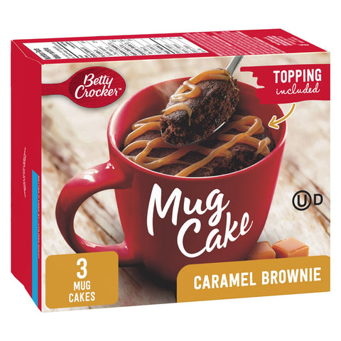 Betty Crocker Mug Cake (Caramel Brownie With Caramel Topping)