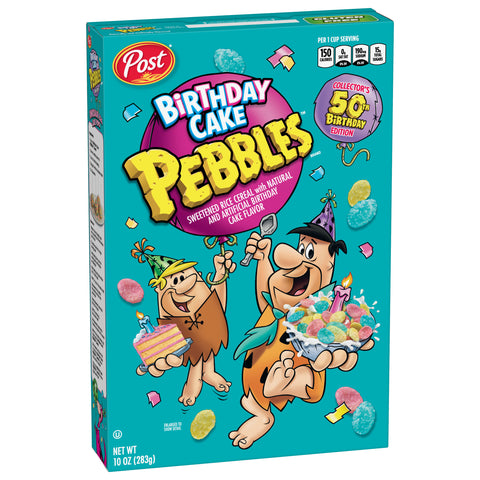Birthday Cake Fruity Pebbles Cereal *50th Birthday Collector's Edition*