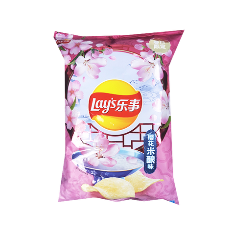 Lay's Sakura Fermented Rice Flavour Chips