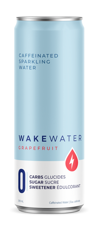 WakeWater Grapefruit (Caffeinated Sparkling Water Beverage)