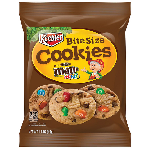 Keebler Bite Size Cookies w/ M&M Mini's